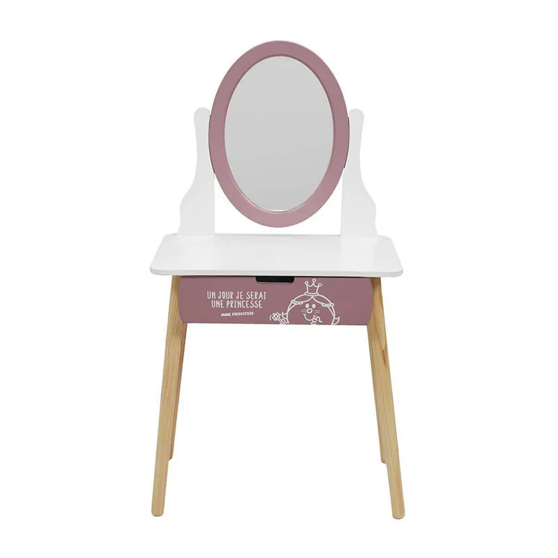 Coiffeuse enfant Monsieur Madame - 55x30x97cm-0