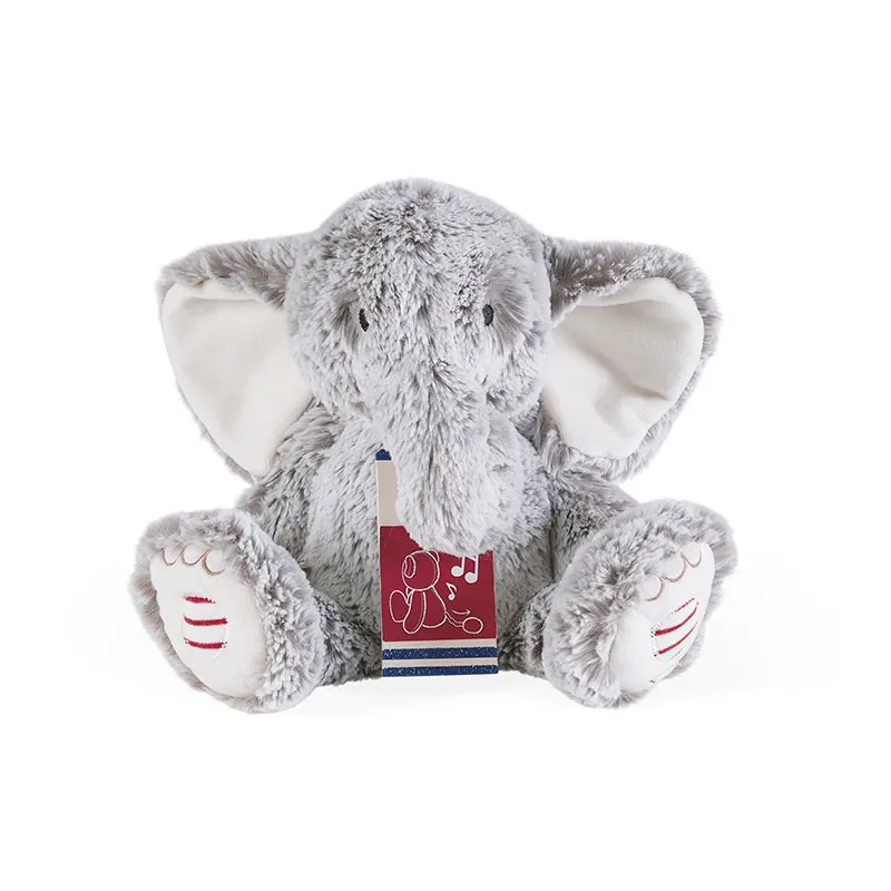 Peluche musicale Éléphant Prestige 31cm - 0m+-4