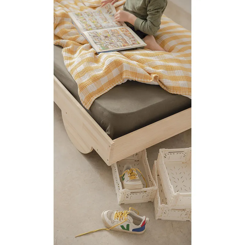 Lit pour voiture Montessori Bois - 45x93x200cm-6