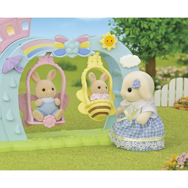 Aire de jeu des bébés & bébé lapin crème - 7pcs-7