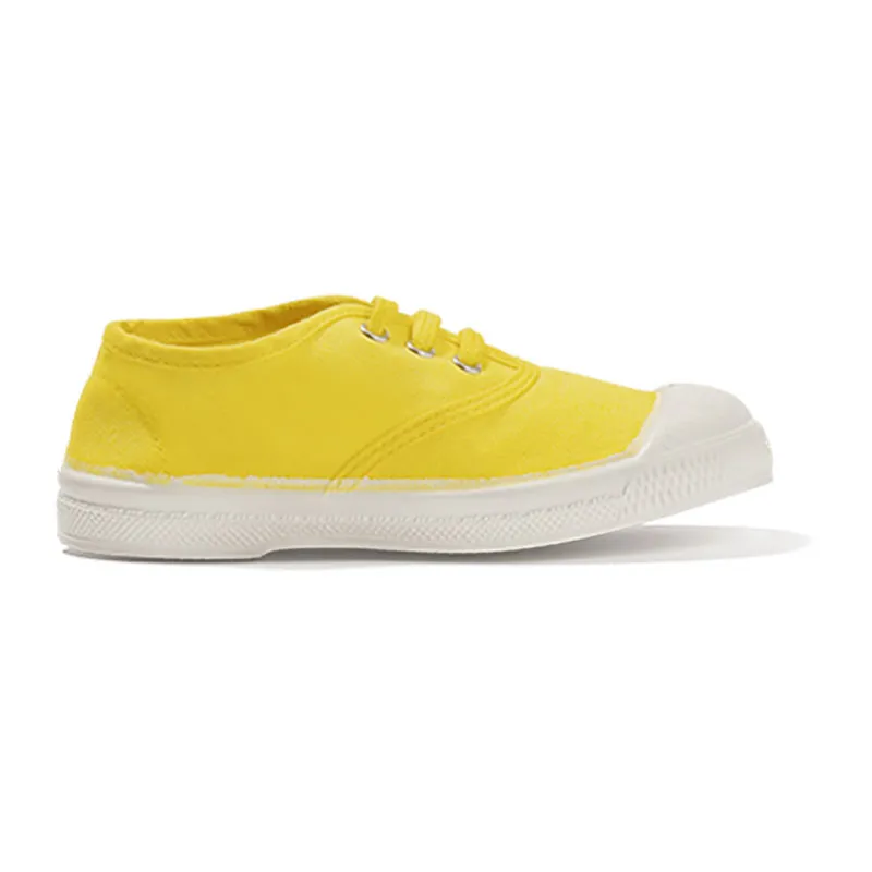 Tennis à lacets Enfant - Jaune Citron-2