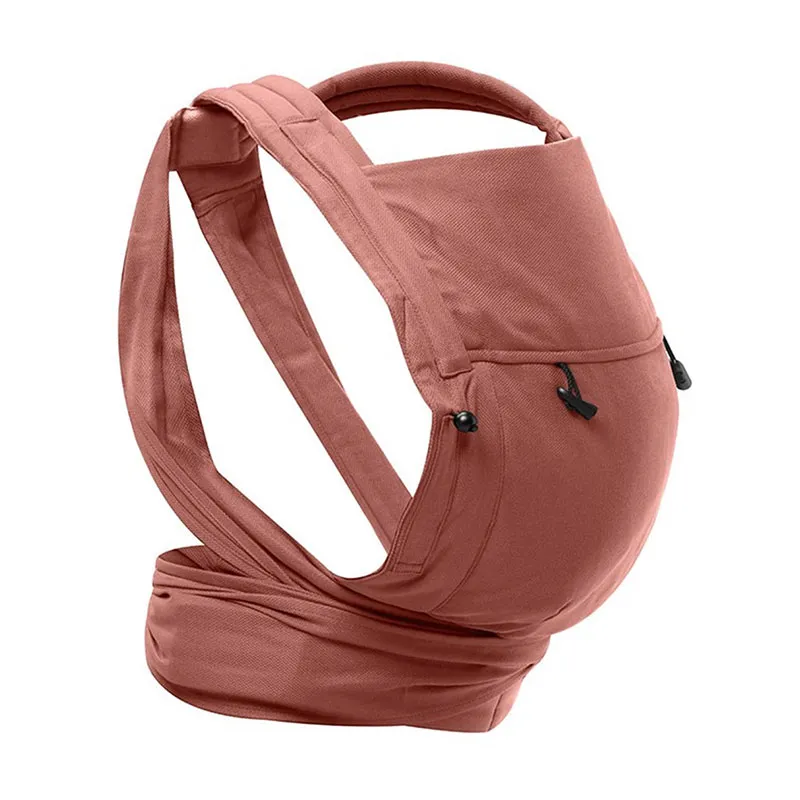 Porte bébé Evolu'bulle Coton BIO Acajou - 0m+-1