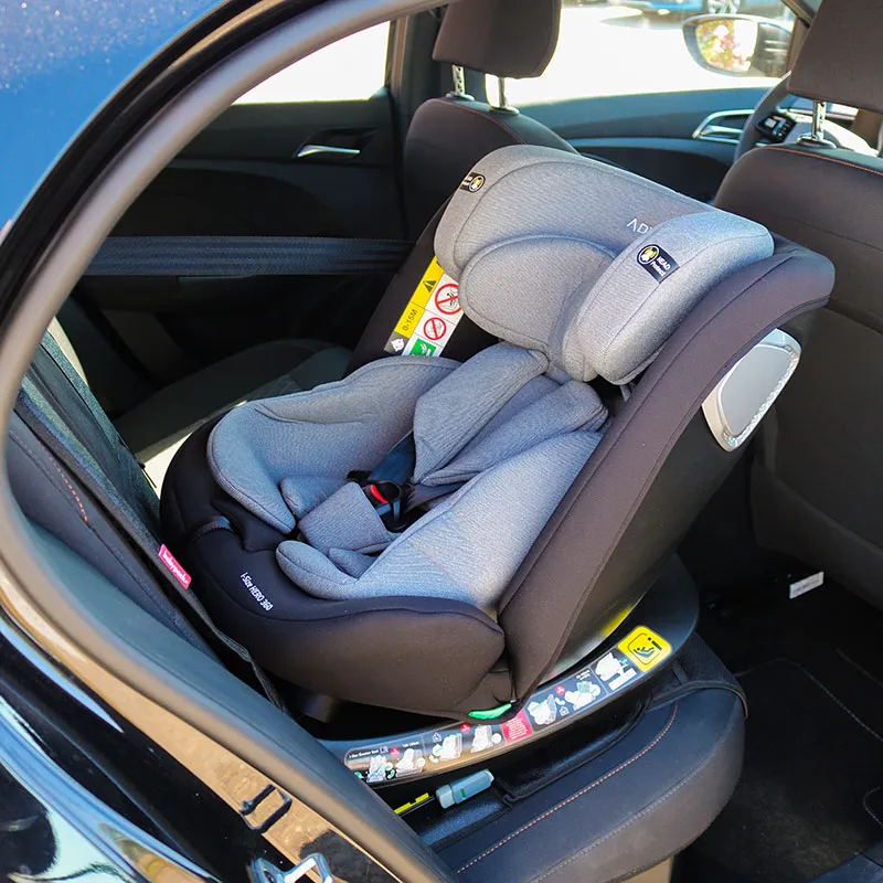 Siège-auto I-SIZE/ISOFIX Hero 360° 40-150cm - Gris/Noir -27