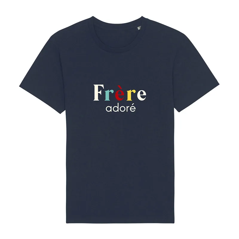 T-shirt Homme Frère adoré BIO - Navy-0