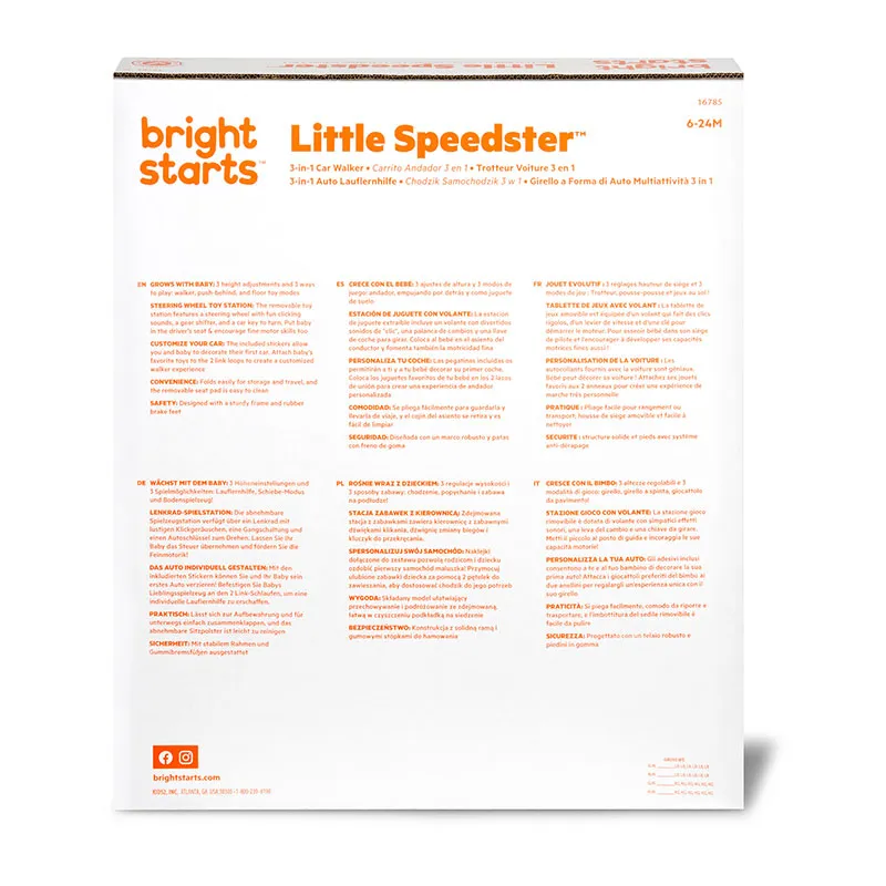 Trotteur 3en1 Little Speedster Violet - 6m+-17