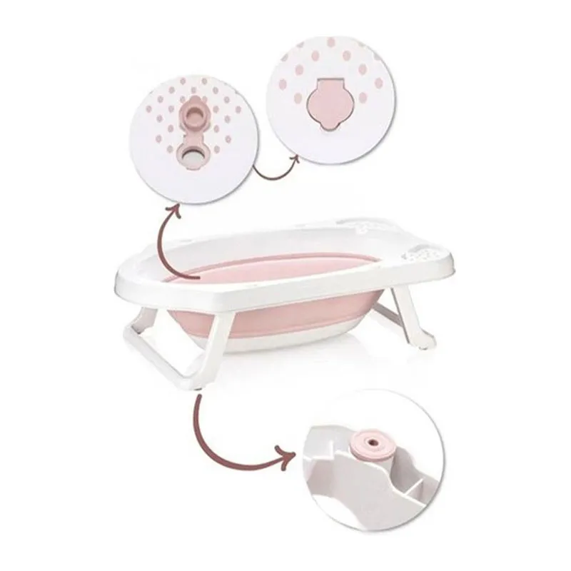 Baignoire Pliable - Rose-1