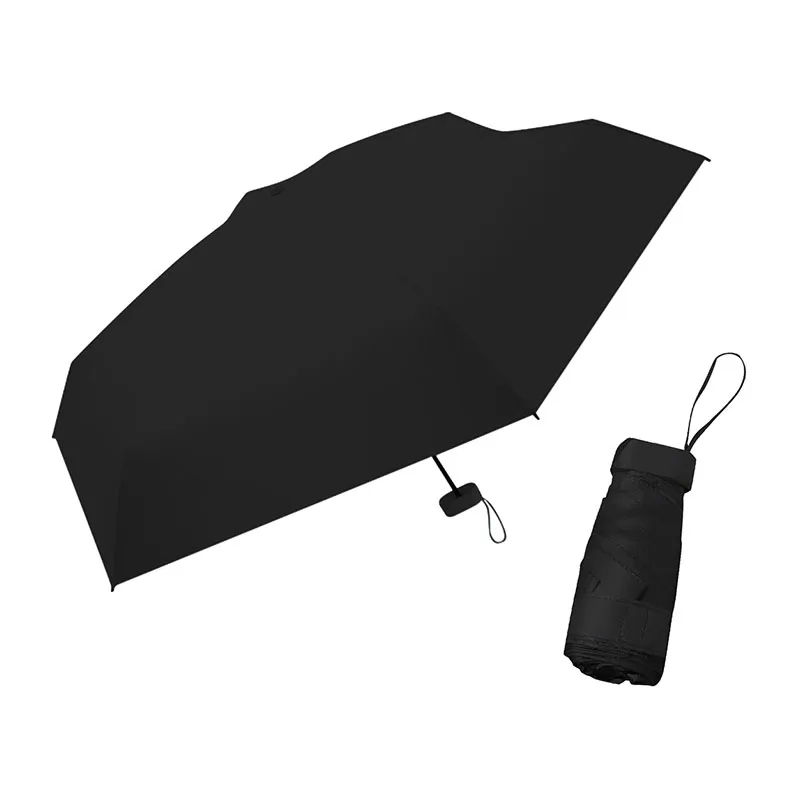 Mini Parapluie Femme + pochette - Noir-2
