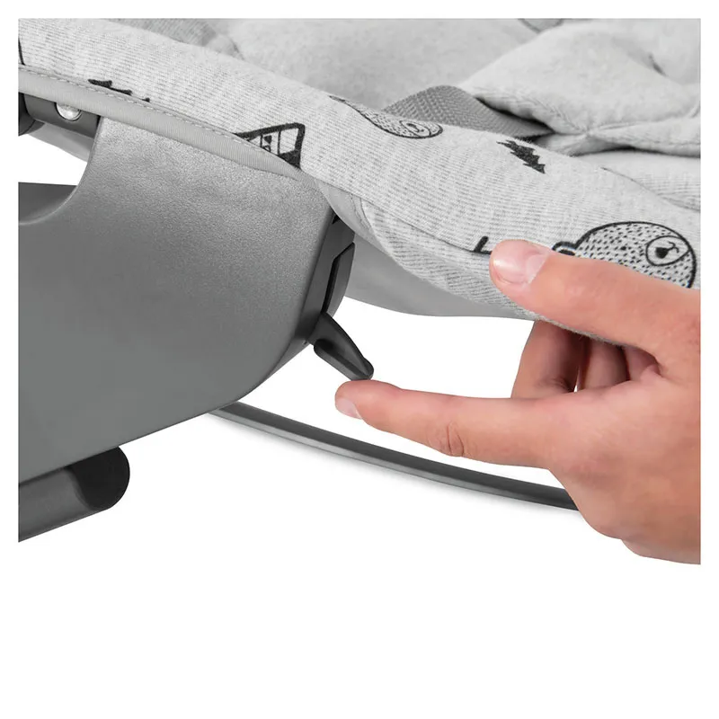 Transat Alpha Bouncer 2en1 Premium Gris - 0m+ - HAUCK-8