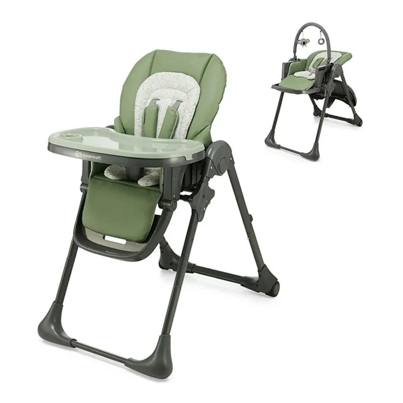 Chaise haute Tummie Vert - 4m+-0