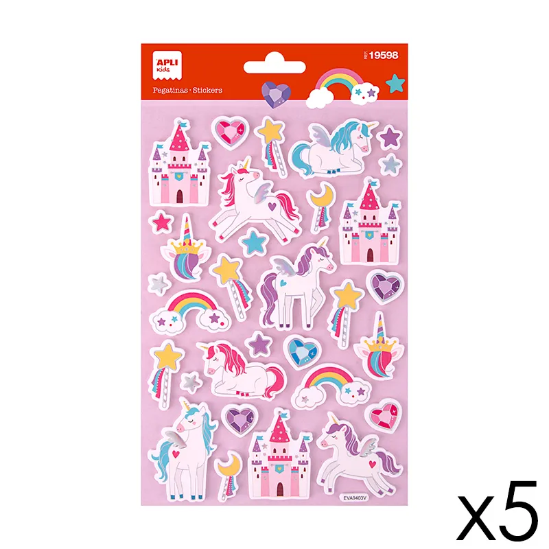 160 Stickers Licorne - 36m+-0