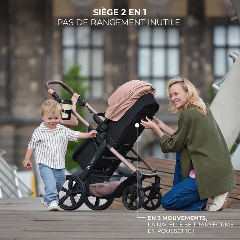Poussette Moov 2 Air 3en1 Gris - 0m+-20