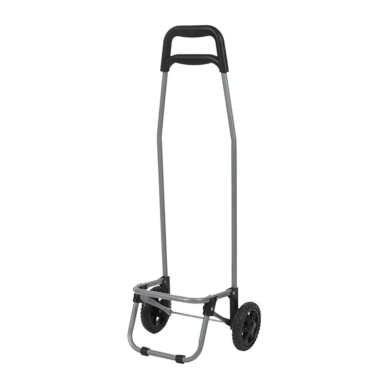 Chariot shopping 2 roues Noir - 35x87x28cm-5