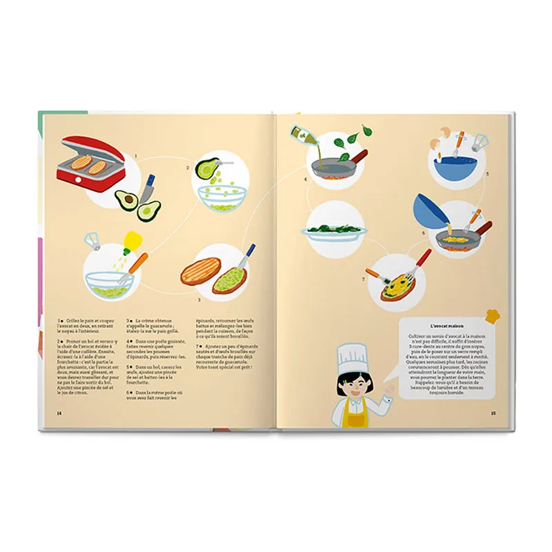 Pack Cuisine 1 Perso. + Livre + Lunch box - 3-5+-7