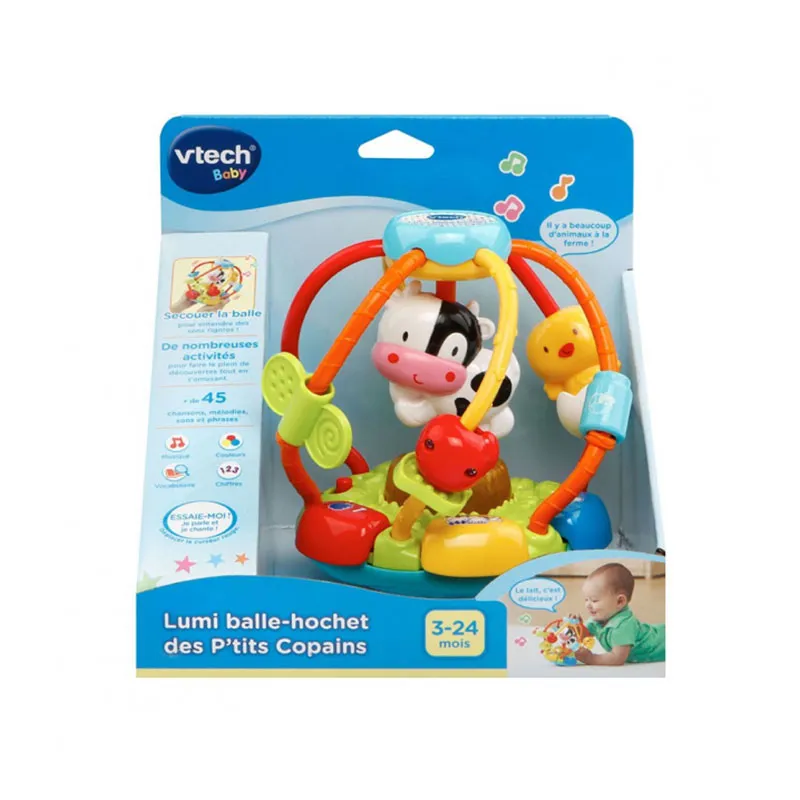 Lumi'balle Hochet des P'tits copains - 3m+-2
