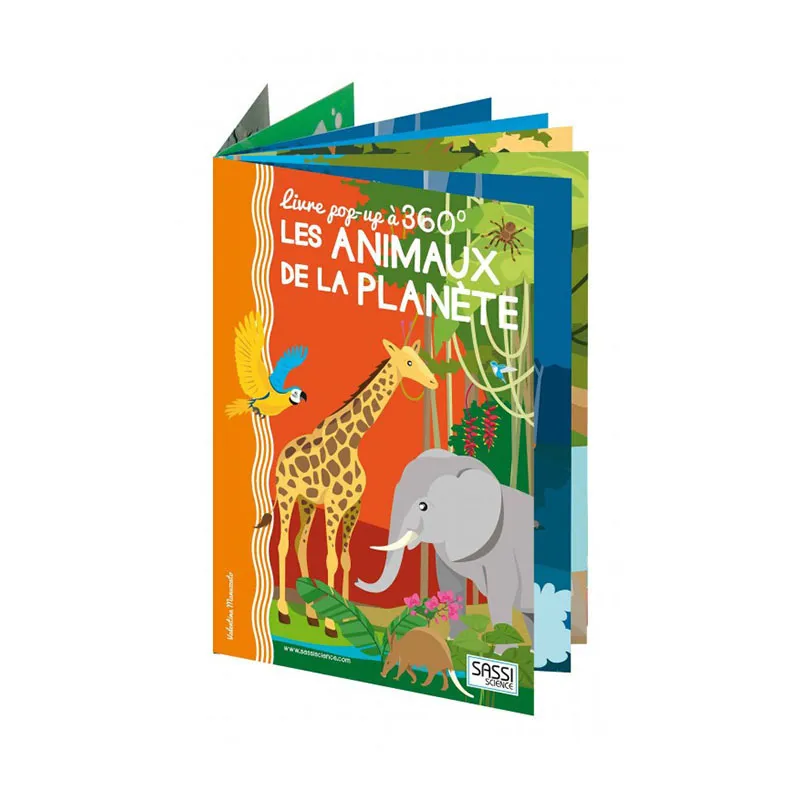 Livre pop-up 360° Les animaux de la planète - 6+-1