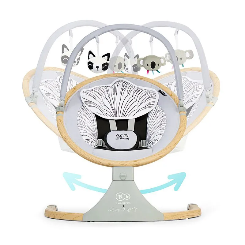 Transat Balancelle 2en1 Lumi Wooden - 0m+-2