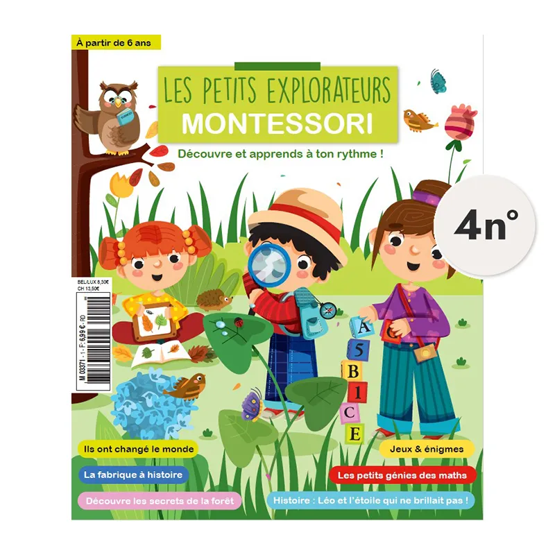 Abo. Trimest. Petits explorateurs Montessori 4n°/an - 6+-0