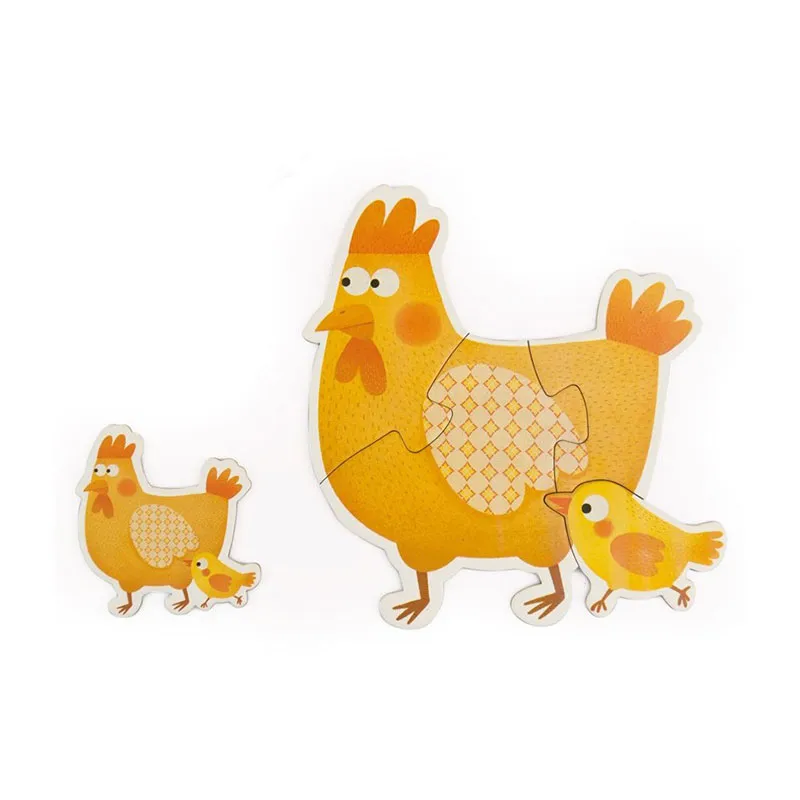 Mon 1er Puzzle Animaux/Bébé 21pcs - 24m+-2