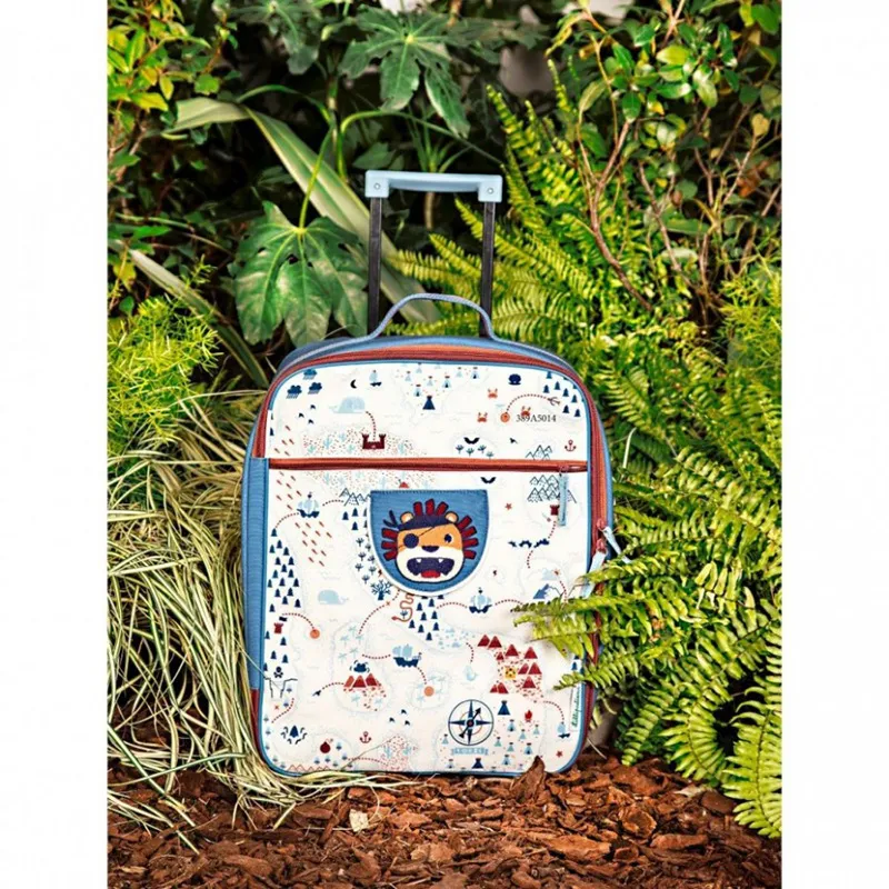 Valise Jack le Pirate Bleu 45x33x16cm - 4+-6