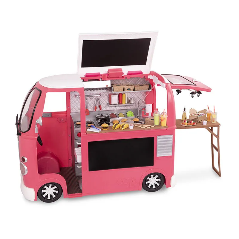 Foodtruck Rose & Accessoires - 75pcs-1