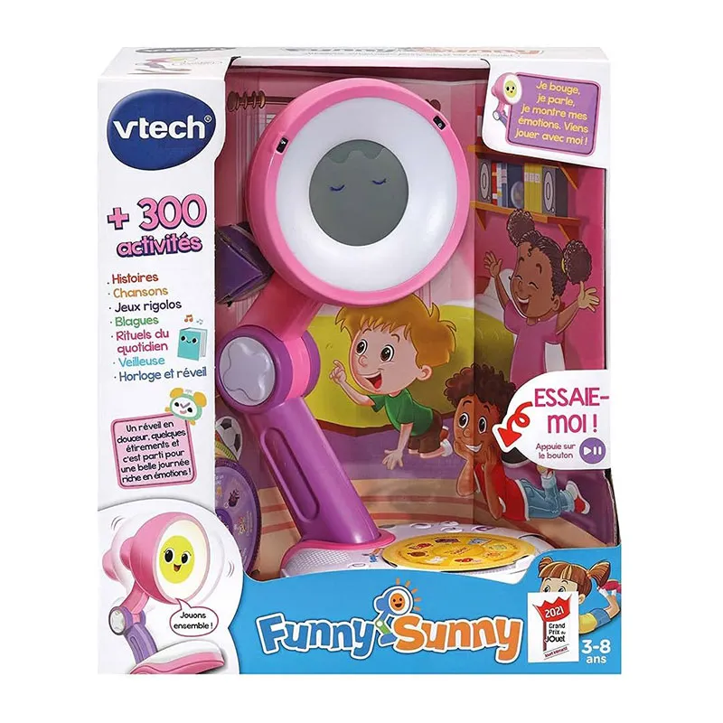 Lampe interactive Funny Sunny Rose - 36m+-6