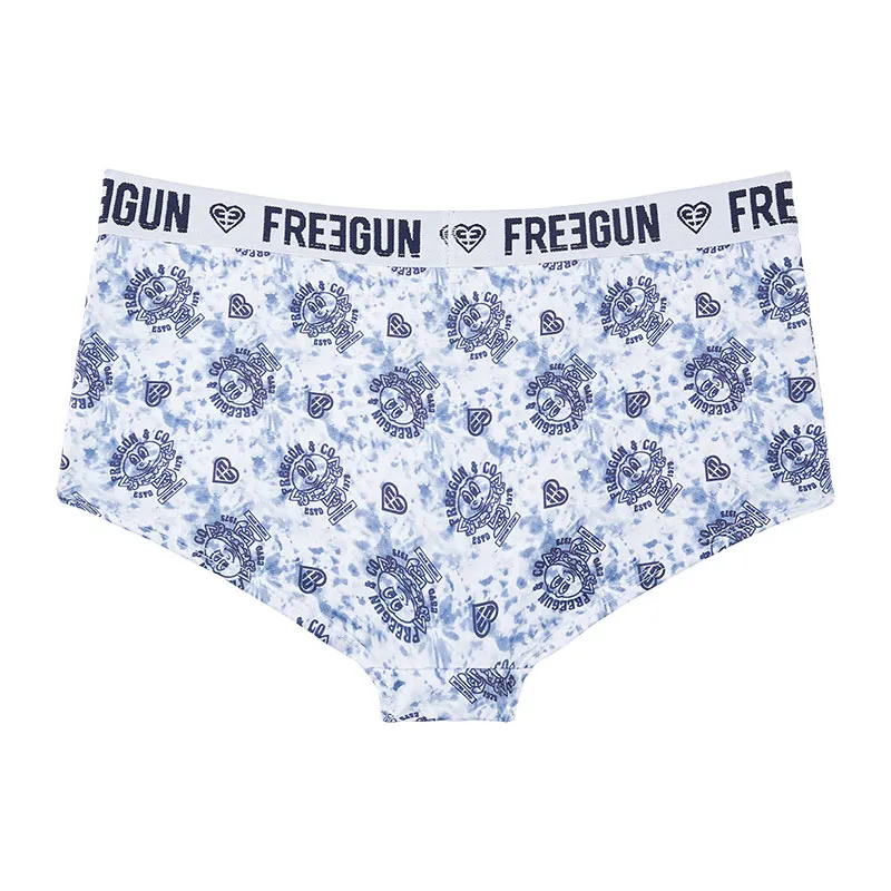 3 Boxers Fille Miss Freegun - Rose/Noir/Blanc-6