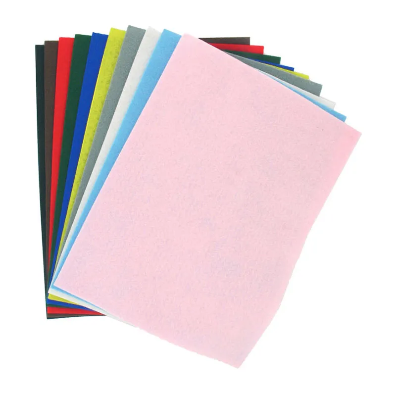 10 Feuilles feutrine couleurs classiques - 30x20cm-0