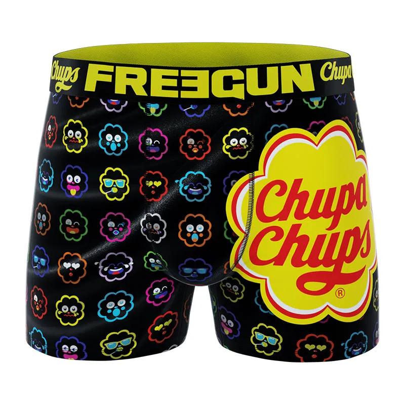 3 Boxers Garçon Chupa Chups - Noir/Jaune/Rouge/Blanc-5