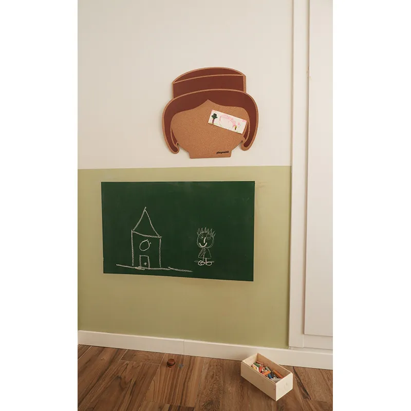 Mémo Liège Playmobil Fille - 50x50cm-1
