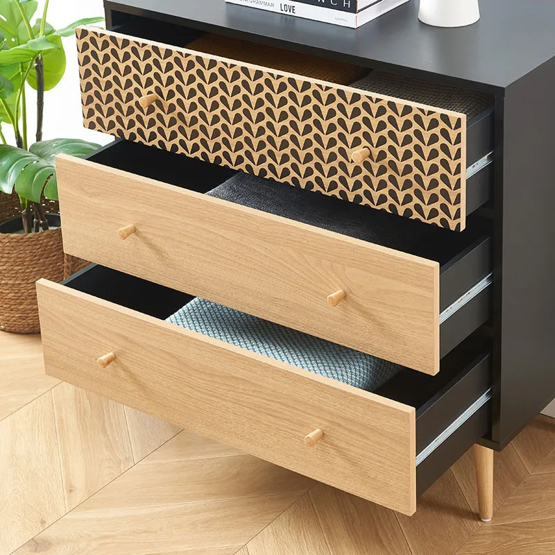 Commode Capucine Noir - 78x39.5x80cm-2