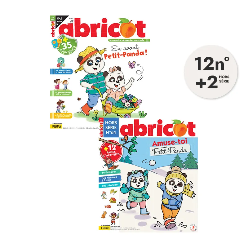 Abo.1an Abricot + 2 HS 14n° - 3-5+-0