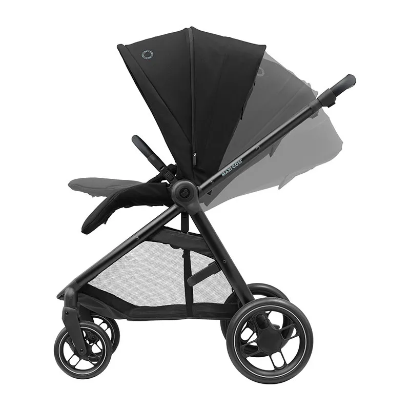Duo Poussette Compacte Street + Cosi Pebble Pro + Base FamilyFix 3 + Adaptateurs Noir - 0m+ -5