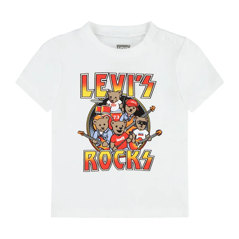 T-shirt Rock and Roll - Bright White-0