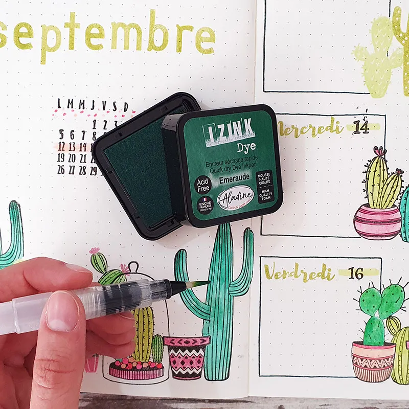 20 Encreurs Izink Dye 3x3cm - 14+-3