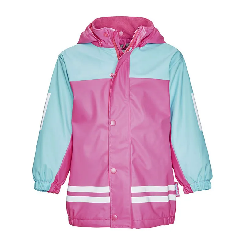 Ciré + Pantalon de pluie Bicolore - Turquoise/Violet-3