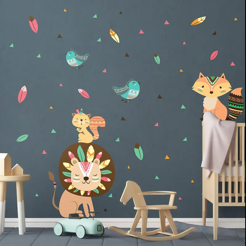 Stickers - Lion et les plumes magiques-4