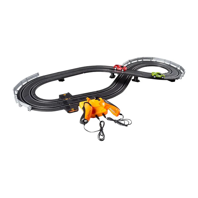 Circuit de course télécommandé + 2 voitures - 8+-0