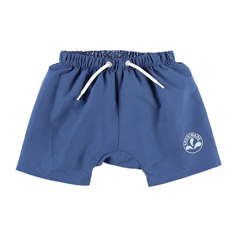 Short de bain Bébé Basic - Marine-0