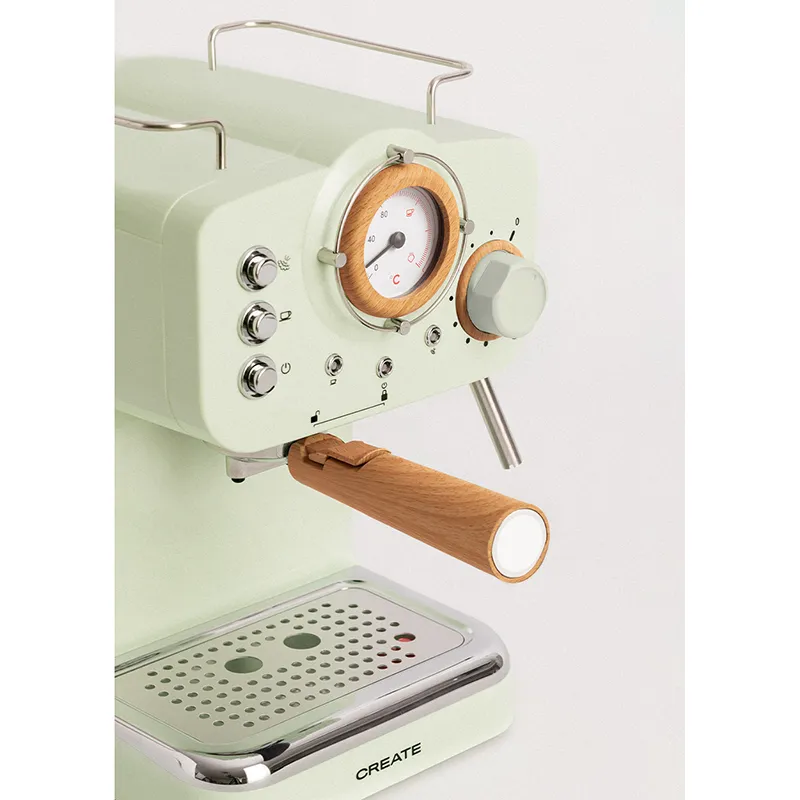 Machine à café expresso Théra Matt Retro - Vert-2