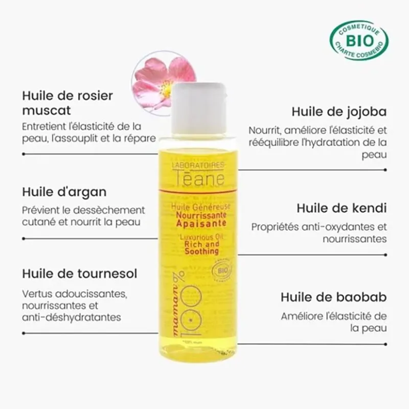 Huile Généreuse Apaisante Certifié Bio - 100ml-4