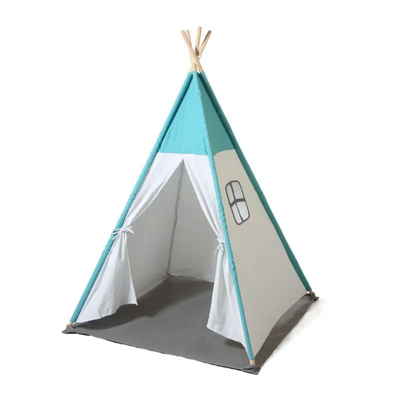 Tente Tipi Bleu - 100x100x160cm-0