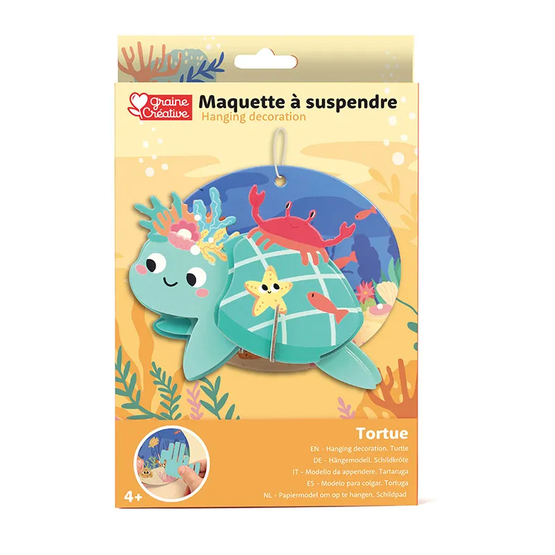 Maquette 3D à suspendre Tortue - 4+-0