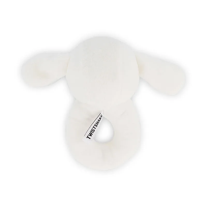 Hochet Peluche Agneau Blanc - 0m+-1