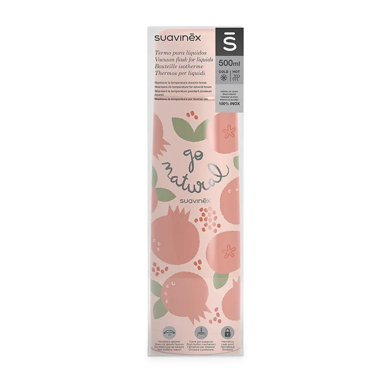 Bouteille Isotherme 500ml - Go Natural Pommier-1