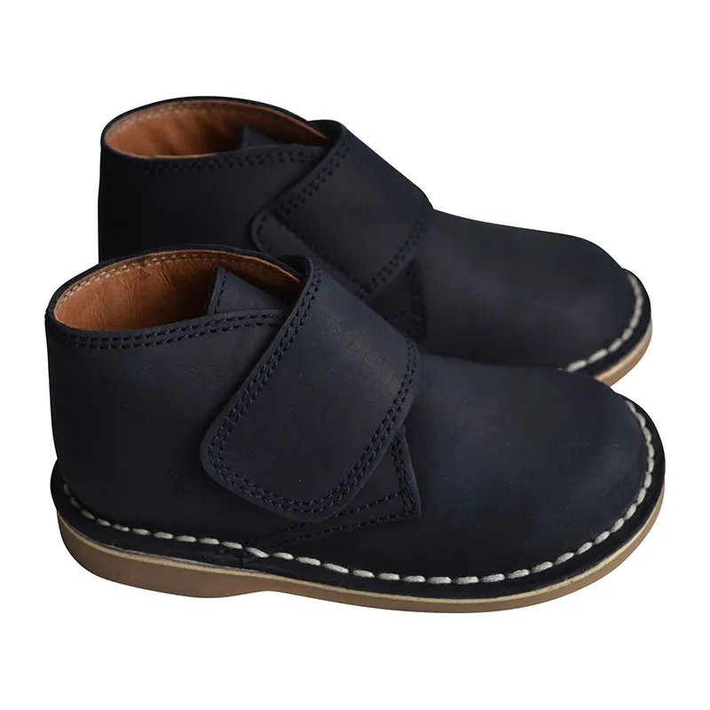 Chaussures SCRATCH derbies Médéric - Nubuck Bleu Marine-0