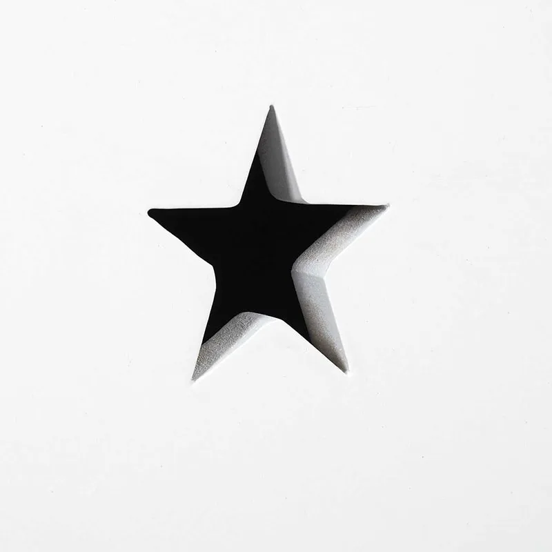 Commode Like a star Bois/Blanc - 69x70x24cm-5