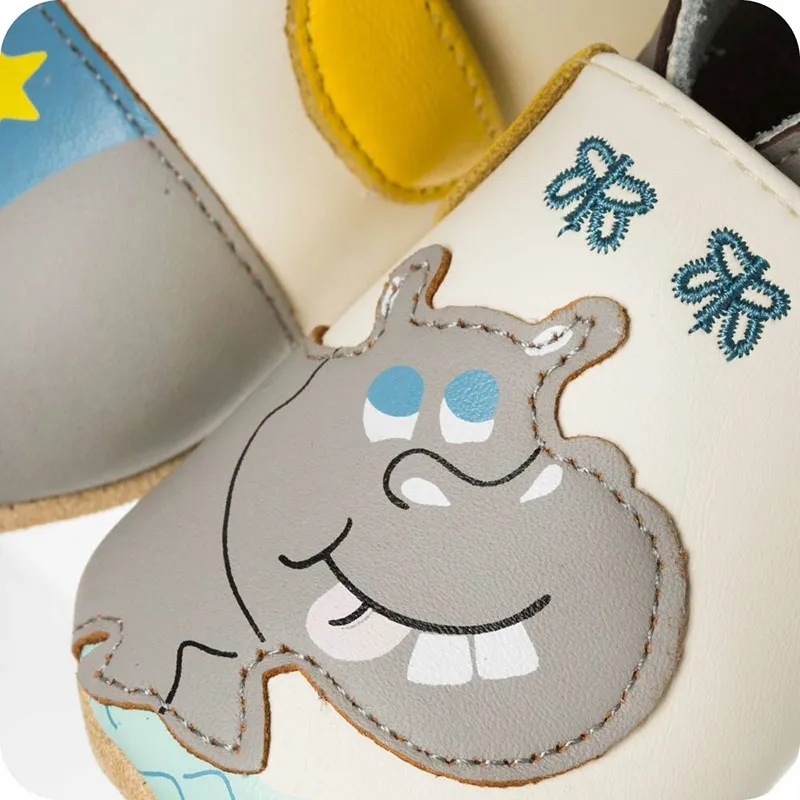 Chaussons cuir Hippopotame-5