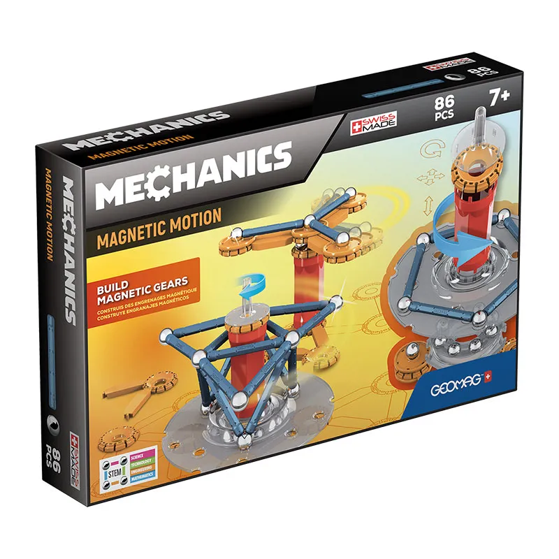 Jeu de construction magnét. Mechanics 86pcs - 5+-0