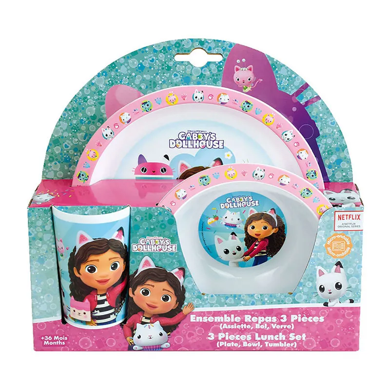 Ensemble repas Gabby et la maison magique - 3pcs-2