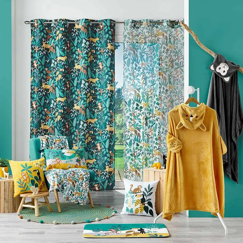 Tapis rectangle Jungle Story - 45x75cm-1